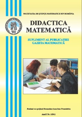 Didactica Matematica, 2011, Nr 1 - Click Image to Close