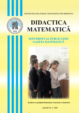 Didactica Matematica, 2013, Nr 2