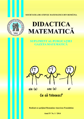 Didactica Matematica, 2014, Nr 1