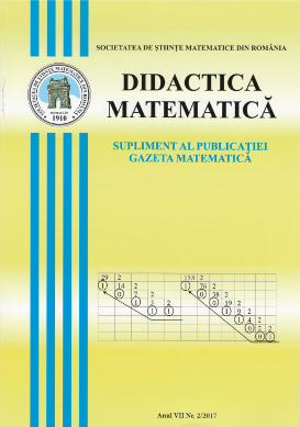 Didactica Matematica, 2017, Nr 2