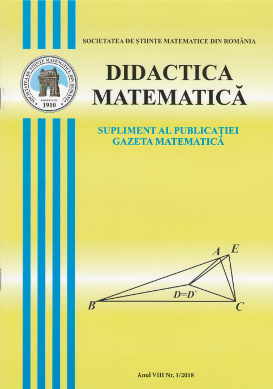 Didactica Matematica, 2018, Nr 1 - Click Image to Close