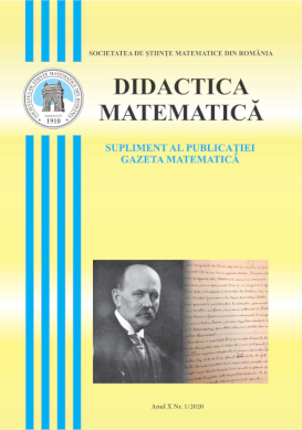Didactica Matematica, 2020, Nr 1