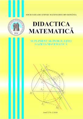 Didactica Matematica, 2020, Nr 2