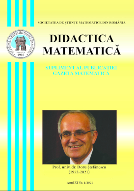 Didactica Matematica, 2021, Nr 1