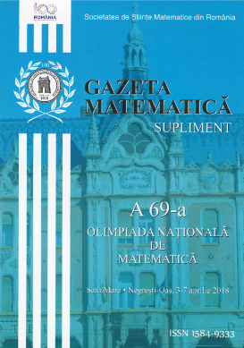 Gazeta Matematica Supliment ONM, 2018