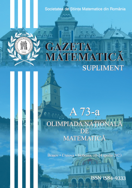 Gazeta Matematica Supliment ONM, 2023