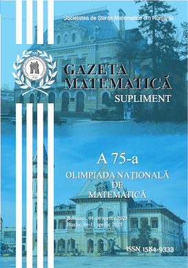 Gazeta Matematica Supliment ONM, 2025